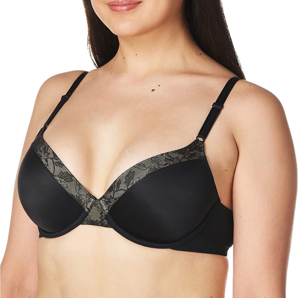 Warners Womens Blissful Benefits Smooth Look Underwire Lightly Lined T-Shirt Bra